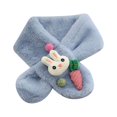thumbnail image 1 of WIFKLSIIPG Autumn and Winter New Boys and Girls Rabbit Radish Scarf Imitation Rabbit Plush Cartoon Suitable for 0 to 10 Years Old Children'S Scarf, 1 of 7