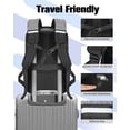 thumbnail image 3 of WOLT Grey Skateboard Backpack, 15.6 Inch Laptop Backpack for Men Women, Sports Backpack with Ball Holder for Longboard, 3 of 7