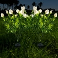 thumbnail image 6 of Solar Garden Lights Outdoor Waterproof, 2 Pack LED Solar Flower Lights Decorative Garden Décor Outside for Flower Pathway Lawn Light Party Decorations, Multicolor, 6 of 6
