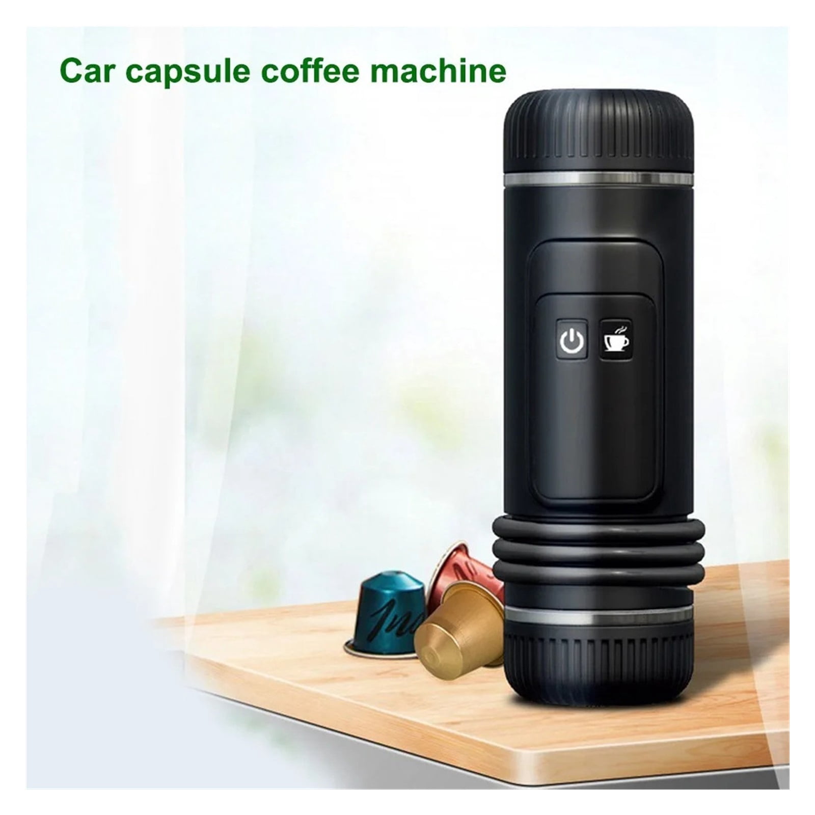 Portable Coffee Maker Portable Mini 12V Electric Coffee Capsule Cold Brew Espresso Machine For Car Travel Camping ,Portable