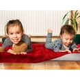 thumbnail image 3 of Lochas Soft Fluffy Rugs Faux Sheepskin Area Rug for Bedroom Bedside Living Room Carpet Nursery Washable Floor Mat,2'x4',Red, 3 of 7