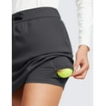 thumbnail image 4 of CRZ YOGA 4-way Stretch A Line Skirts for Women High Waitsted Tennis Work Drawstring Skort with Pockets, 4 of 4