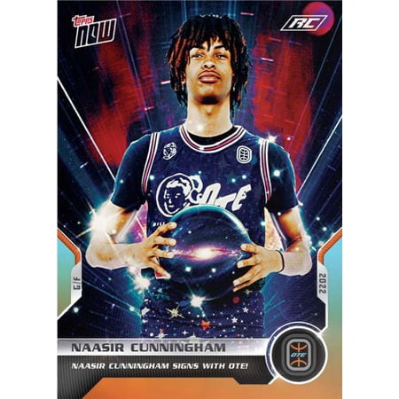 NBA 2022 Overtime Elite Basketball Naasir Cunningham Single Sports Card (Rookie Card) #OS-1