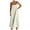 Beige, variant on ShomPort Women's Spaghetti Straps Adjustable Long Dress Summer Casual A-Line Flowy Cami Dresses