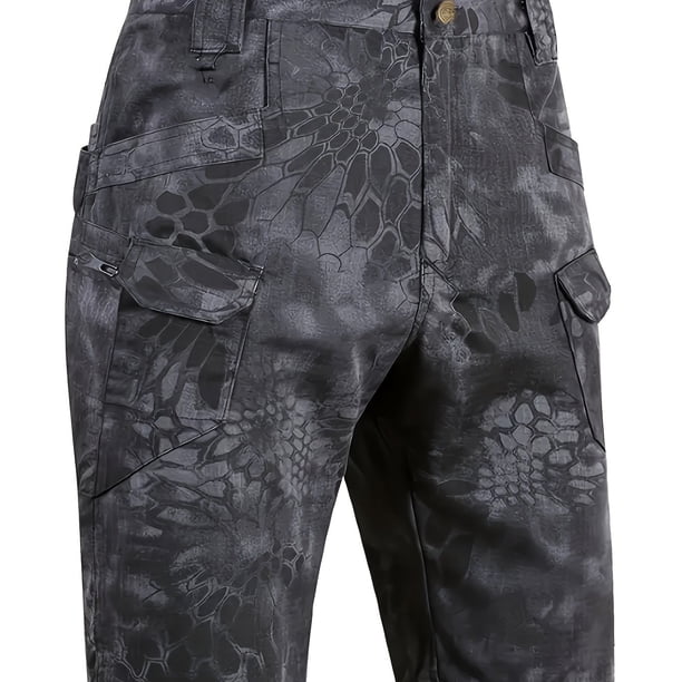 Men's Multi-Pocket Tactical Shorts Multi-Purpose Cargo Shorts Outdoor Waterproof Hiking Track Shorts