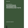 thumbnail image 2 of Automatische Transkription Franz Sischer Texte (Linguistique Arbeiten), 2 of 3