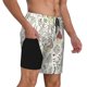 thumbnail image 2 of Fotbe Colorful Mushrooms and Plants Traje de Baño para Hombre – Shorts de Natación de Secado Rápido con Forro y Bolsillos-X-Large, 2 of 6