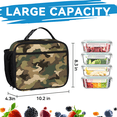 thumbnail image 6 of Herdesigns Camo Backpack with Lunch Box Brown Camouflage Lightweight Large Travel Work Laptop Backpacks Set Casual Daypacks, 6 of 8