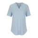 thumbnail image 5 of Puntoco Mujer Suelta Casual Manga Corta Cuello en V Sólido Blusa Casual Camiseta Túnica tops Puntoco Puntoco-5168, 5 of 9
