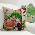 thumbnail image 5 of It''s Summer Y''all Gnome Decorative Throw Pillow Covers 16 x 16 Set of 4, Watermelon One in A Melon Red Green Porch Patio Outdoor Pillowcase, Bee Seasonal Sofa Couch Cushion Case Home Decor, 5 of 6