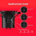 thumbnail image 4 of HyperX QuadCast 2 – Microphone USB pour le jeu, le streaming et le balado Avec commandes intégrées, éclairage DEL, support anti-chocs amovible, compatible avec PC, Mac, PS5, PS4, USB-C – Noir, 4 of 6