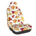 thumbnail image 1 of Wukai Autumn Leaves 1 Full Set Car Seat Covers with Soft Padding Universal Auto Front Seats Protector and Cushion Mat, 1 of 5