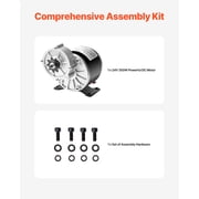 KFFKFF 350W Electric Motor with Brushless DC, 24V 3000rpm for Go Kart, Electric Engine for Dirt Bike, E-Bike Motorcycle Scooter DIY Projects
