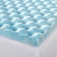 thumbnail image 5 of Zinus 1.5" Swirl Gel Memory Foam Air Flow Mattress Topper, 5 of 5