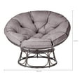 thumbnail image 2 of Better Homes & Gardens Emma Papasan Accent Chair,  Charcoal Gray, 2 of 5