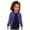Purple, variant on Staki Girls' Outerwear Jackets & Coats Toddler Kids Full Zip Fleece Hoodless Hoodies Basic Long Sleeve Sweatshirts Girls Classic Plain Casual Jacket(12-18 Months,Purple)