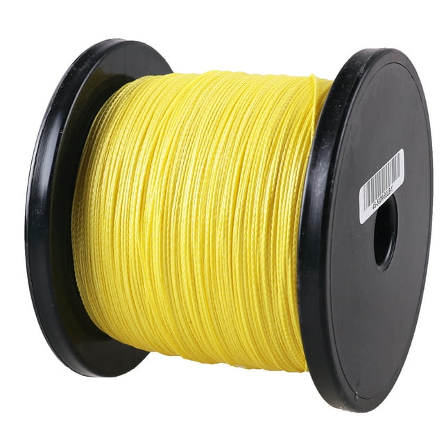 4 strands 300M 500M 1000M Japan Ultra Strong PE Extreme Braid Fishing Line Multifilament Fiber Fish Wire Yellow 500M 50LB