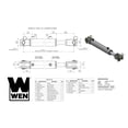 thumbnail image 2 of WEN Clevis ASAE Hydraulic Cylinder with 2-inch Bore and 8-inch Stroke, 2 of 3