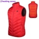 thumbnail image 1 of Fiudx Chaleco Calefactable para Exteriores, con Doble Zona de Calentamiento, Ideal para Deportes de Invierno, Diseño Moderno y Elegante, Poliéster y Nailon, Corte Ajustado, Ropa Informal, Tallas de 9, 1 of 6