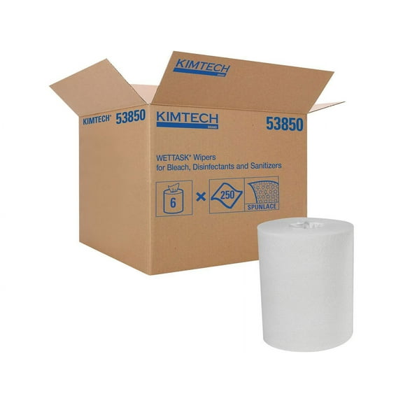 Power Clean Wipers for Disinfectants, Sanitizers and Solvents WetTask Customizable Wet Wiping System