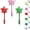3Pcs-B, variant on Magic Fairy Pay Wand Credit Card Holder, Fairy Wand Credit Card Holder - 3D Printed Tap to Pay-Contactless Payment Holder