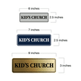 thumbnail image 4 of Standard Kid's Church Sign (Brushed Silver) - Small, 4 of 5
