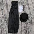 thumbnail image 3 of Juego de rol de mago de 5 piezas, disfraz, traje de cosplay para fiesta de Halloween, mascarada, actuación, guantes, sombrero, capa, 3 of 7