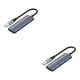 thumbnail image 2 of Methold 4 en 1 USB Hub USB2.0 USB3.0 Universal Splitter Dock Adaptador de viaje de aleación de aluminio Estación de acoplamiento para Tablet Type1 NO1, 2 of 6