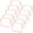 thumbnail image 1 of Bolsas cosméticas Tbestmax, transparentes, impermeables, de viaje, paquete de 10, 1 of 8