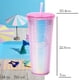 thumbnail image 2 of Vaso rosa transparente Brandtrendy Texturizado 710 ML, 2 of 3