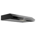 thumbnail image 2 of Campana empotrable 76cms con 3 velocidades Negro con vidrio espejo WH7610BB, 2 of 5