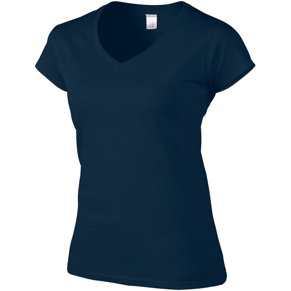 Gildan Ladies Soft Style Short Sleeve V 