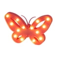 thumbnail image 2 of Kttectoa Night Light Butterfly Shaped LED Desk Lamp Battery Operated Wall Decor for Bedroom Party 10.63x7.09x1.18in, 2 of 6
