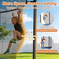 thumbnail image 3 of Fiziti Trampoline 12FT 14FT 16FT Trampoline for 4-5 Kids Adults with Basketball Hoop,Enclosure Net, Sprinkler, Light,Ladder,Socks, Outdoor Heavy Duty Round Trampoline, 3 of 15