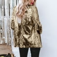 thumbnail image 6 of 2025 Lady Coat,Clothing 2025 Women's Blazers & Suit Jackets Women Sequins Sequin Jacket Casual Long Sleeve Glitter Party Shiny Lapel Coat Rave Outerwear, 6 of 9