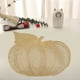 thumbnail image 4 of 4 manteles individuales de PVC con forma de calabaza, antideslizantes, con aislamiento térmico, decorativos, 4 of 5