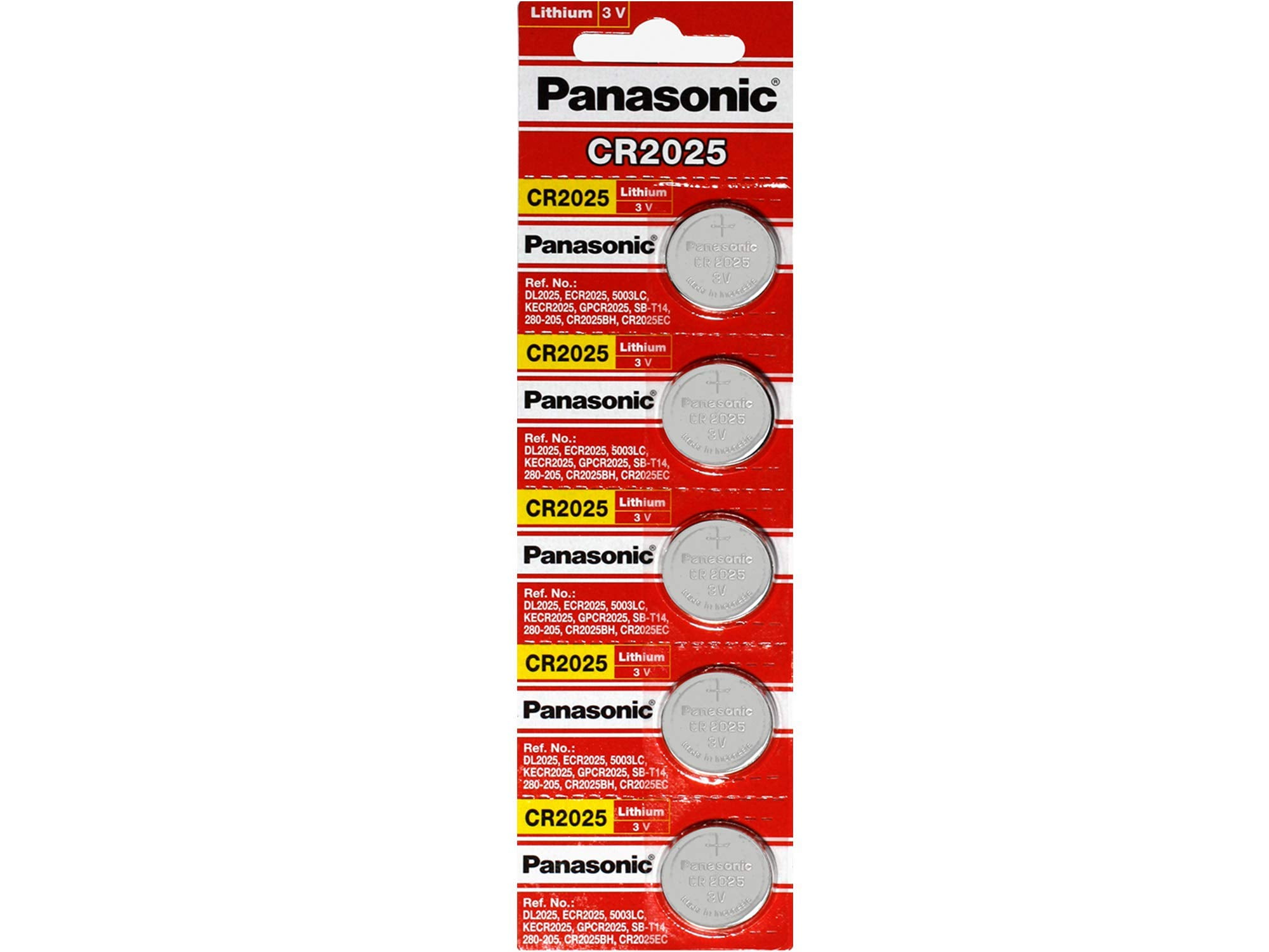 Panasonic CR2025 Lithium Coin Cell Batteries (10-Pack) PCR2025P/10W - The  Home Depot