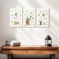 thumbnail image 2 of Elephant Stock Scandinavian Musical Animals Wall Art - Horizontal Multi Panel Canvas - Kids Room Wall Decor - Kids And Nursery Multi Panel - Beige And Orange Decor - 26" x 12", 2 of 8