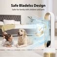 thumbnail image 6 of Advwin Bladeless Tower Fan, Quiet Cooling Air Circulator with 60° Oscillation, 24 Speeds, Gold, 6 of 10