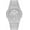 A Silver, variant on Men's/Womens Unisex Crystal Watch Full Bling Iced-Out Cuban Watch Oblong Silver/Gold Wristwatch Hip-Hop Stainless Steel Bracelet Watch