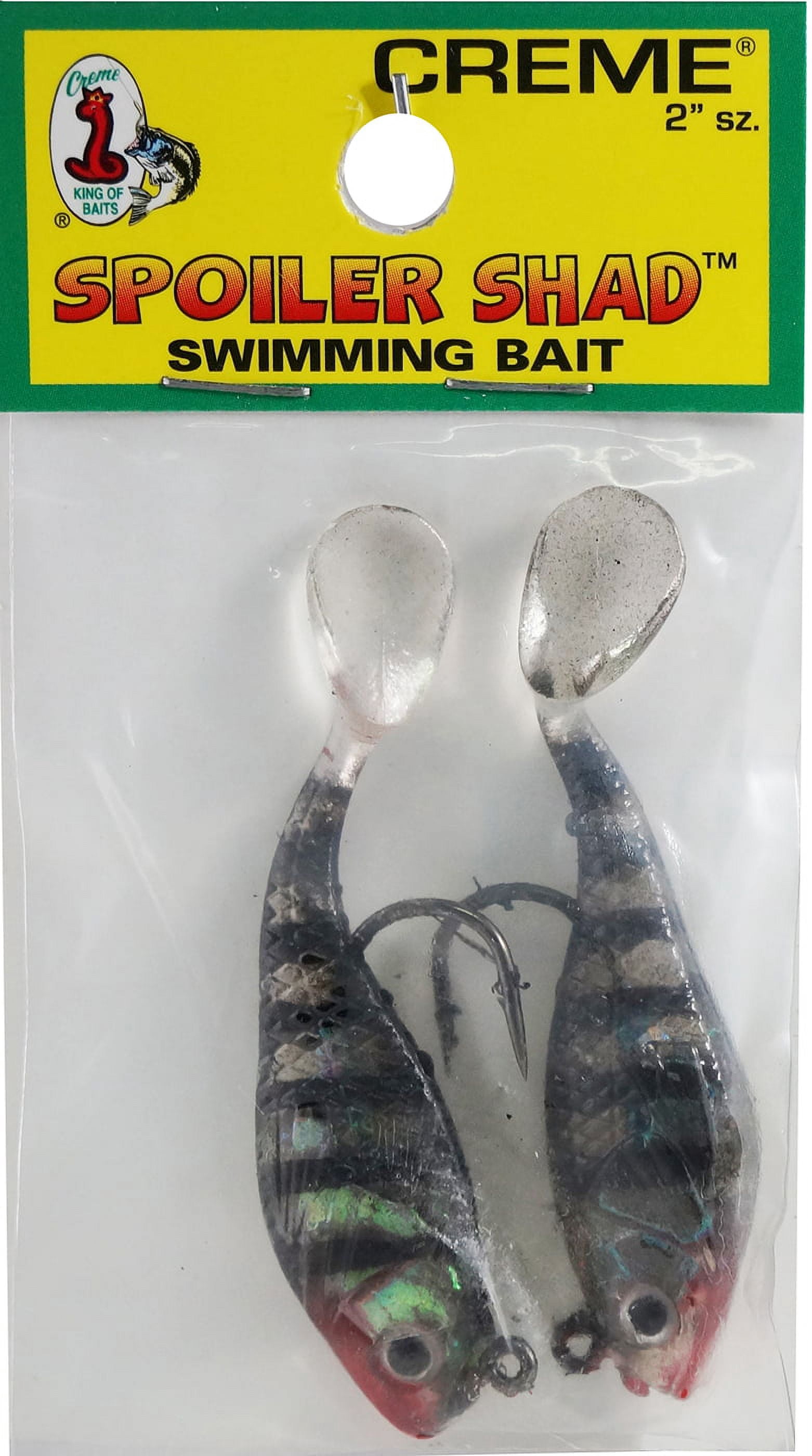 Crème 2" Spoiler Shad Swim Bait Lure, Killer Shad