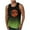 Army Green, variant on cocolona Mens Summer Tank Tops Crew Neck Sleeveless Workout Shirts Hawaiian Beach Gradient Palm Tree Print Tank Tops