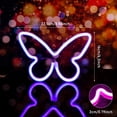 thumbnail image 4 of Luces de neón de mariposa, luces de modelado LED, luces decorativas navideñas, luces colgantes de ambiente para centros comerciales en el hogar, linternas pequeñas, 4 of 5