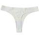 thumbnail image 1 of Gibobby Tangas de sexy mujer Bikini deportivo para mujer de talla grande a través de la cintura, ropa interior, tanga(Blanco,G), 1 of 3