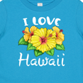 thumbnail image 4 of Inktastic I Love Hawaii Hibiscus Flowers Boys or Girls Baby T-Shirt, 4 of 5