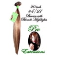 thumbnail image 3 of Brybelly #4/27 Brown w/ Blonde Highlights - 20 inch Remi, 3 of 3