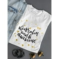 thumbnail image 3 of Keep Calm & Be Awesome, Cool T-Shirt Women -Image by Shutterstock, Female Large, 3 of 4