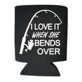 thumbnail image 4 of I Love It When She Bends Over Funny Can Cooler, Fishing Beer Coolie, Multiple Color Variations, Perfect Fisherman Gift (Black), 4 of 4