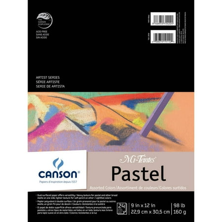 - Canson Mi-Teintes Pastels Paper Pad, 9