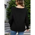 thumbnail image 3 of Long Sleeve Tops for Women 2024 Fashion T Shirts for Women Crewneck Casual Loose Shirts Basic Tee, 3 of 7